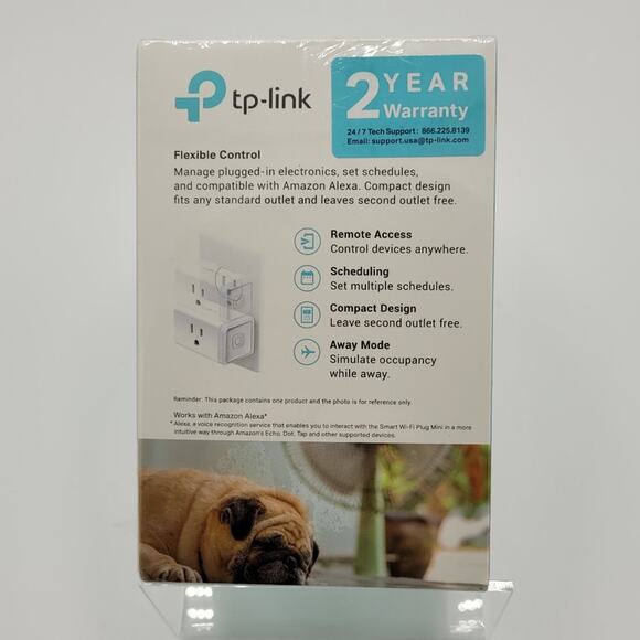 Sealed tp-link Smart Wi-Fi Plug Mini HS105 works with Alexa - Picture 2 of 8